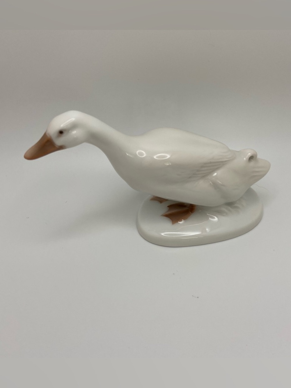 ✨Vintage Rosenthal White Porcelain Duck Figurine with Tan Beak and Feet